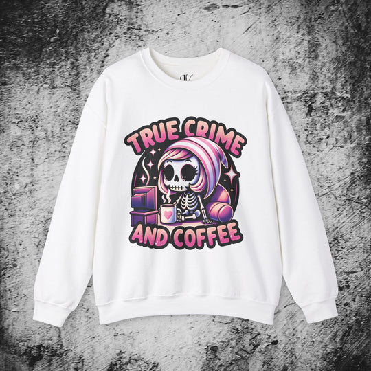 True Crime and Coffee: Skeleton Sweatshirt