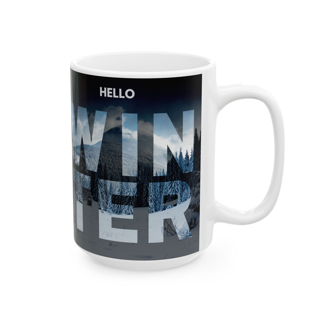 Hello Winter Ceramic Mug