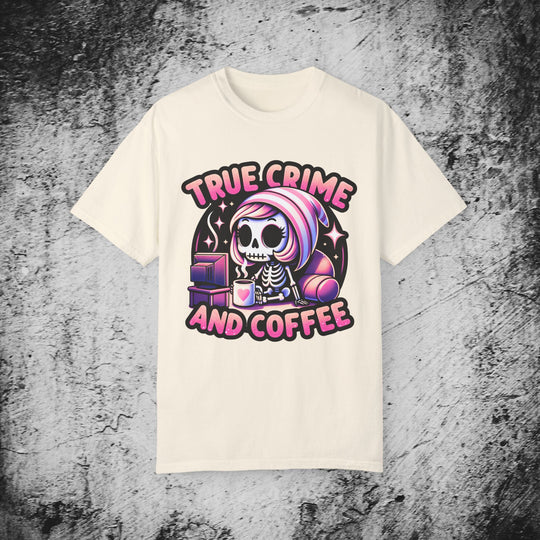 True Crime and Coffee: Skeleton T-Shirt