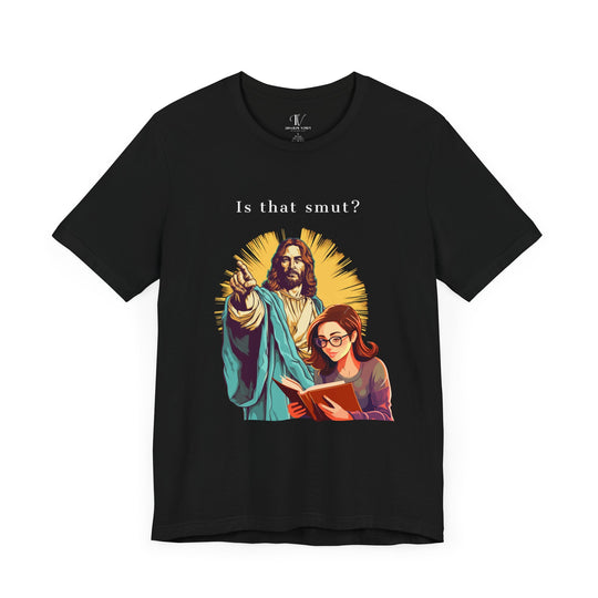 Funny Jesus Smut Unisex Tee T-Shirt Printify Black XS