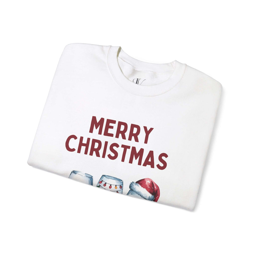 Christmas Wine Glasses Sweatshirt