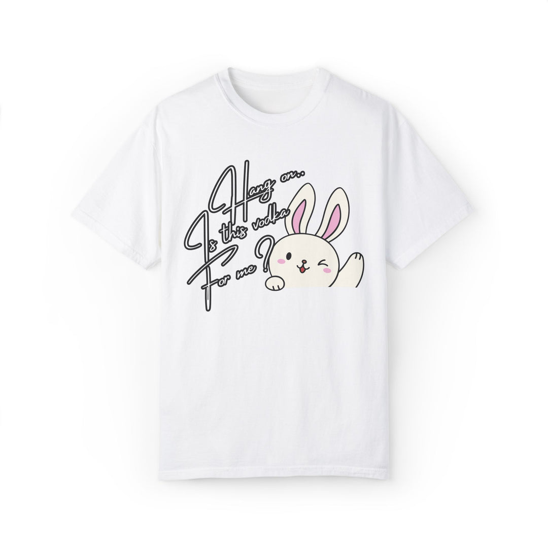 Bunny Vodka T-shirt T-Shirt Printify White S