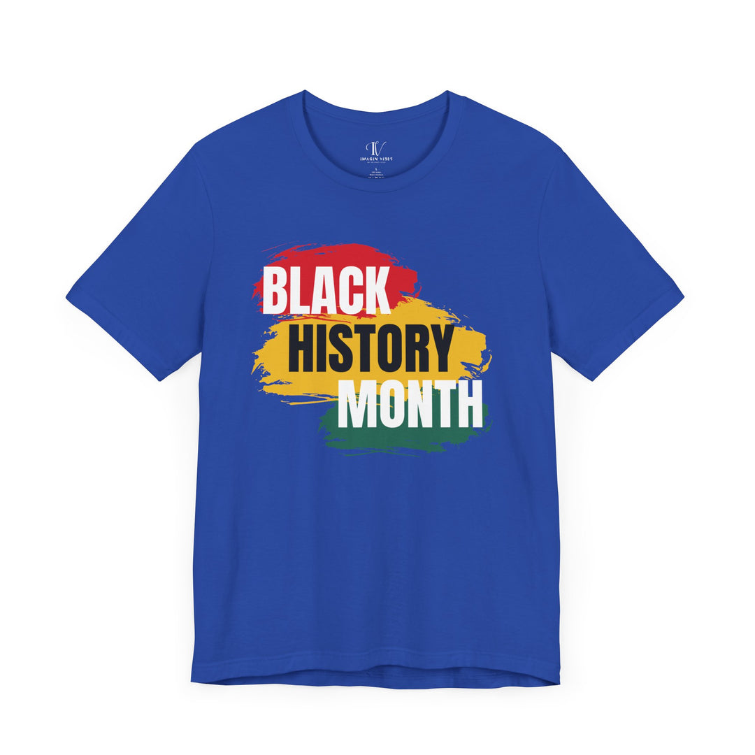 Black History Month T-shirt T-Shirt Printify True Royal XS