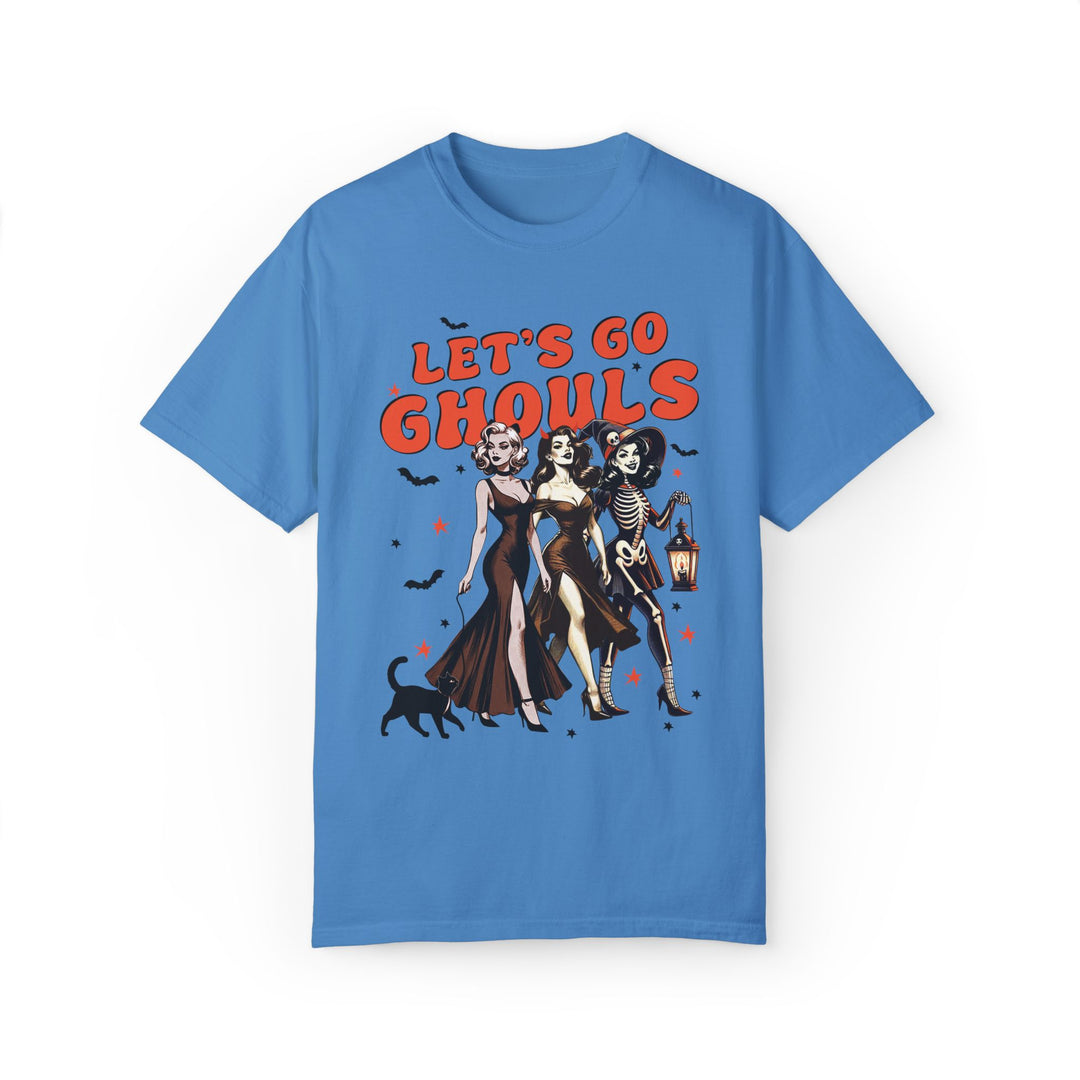 Let's Go Ghouls: Spooky Halloween T-Shirt T-Shirt Printify Royal Caribe S