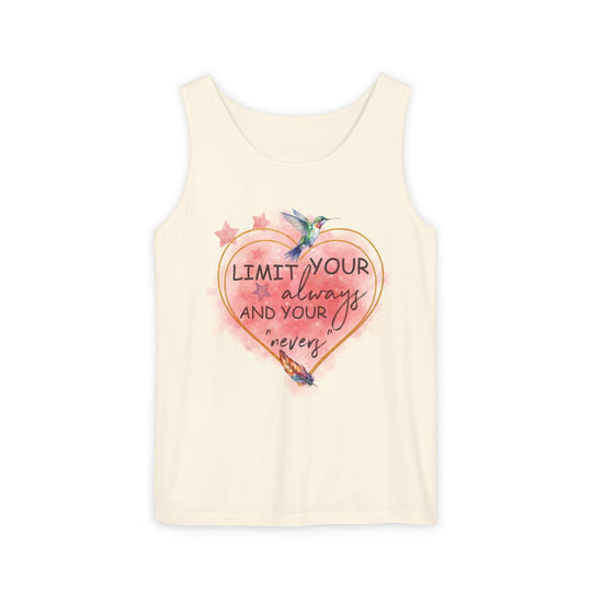 Motivational Watercolor Tank Top Tank Top Printify Ivory S