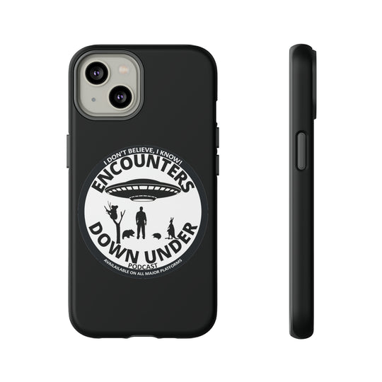 Encounters Down Under Podcast Tough Cases - Protect Your Tech with Podcast Swag Phone Case iPhone 14 Matte 