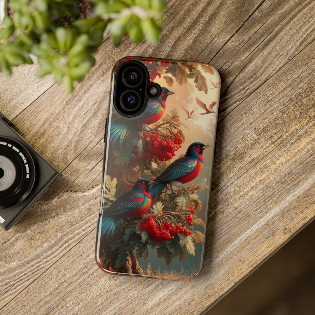 Phone Cases Vintage Nature-Inspired Elegant Birds Phone Case Printify