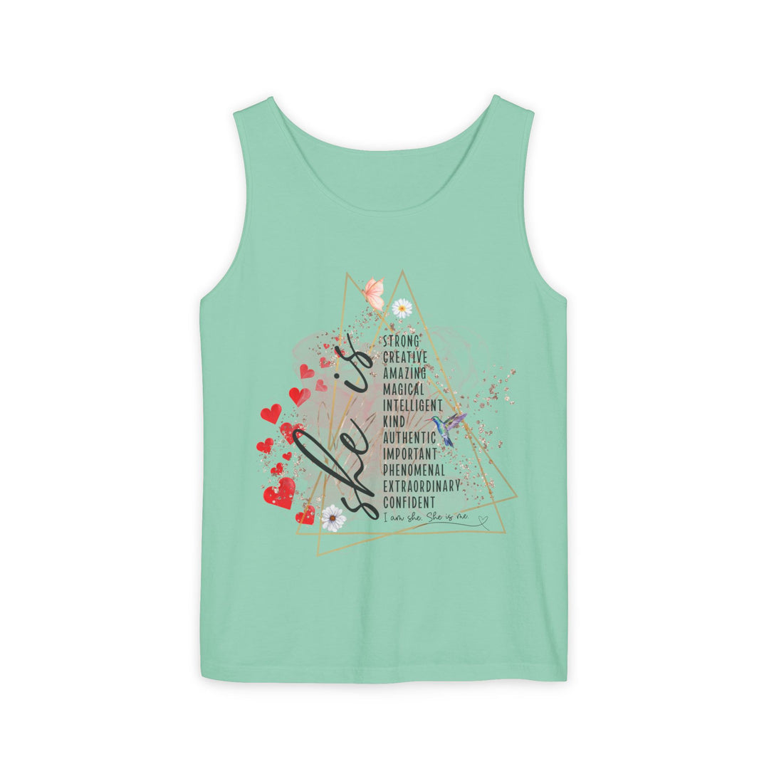 Empowering Self-Love Tank Top Tank Top Printify Island Reef XS