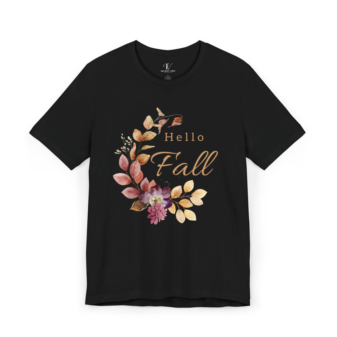 Hello Fall: Watercolor Floral T-Shirt