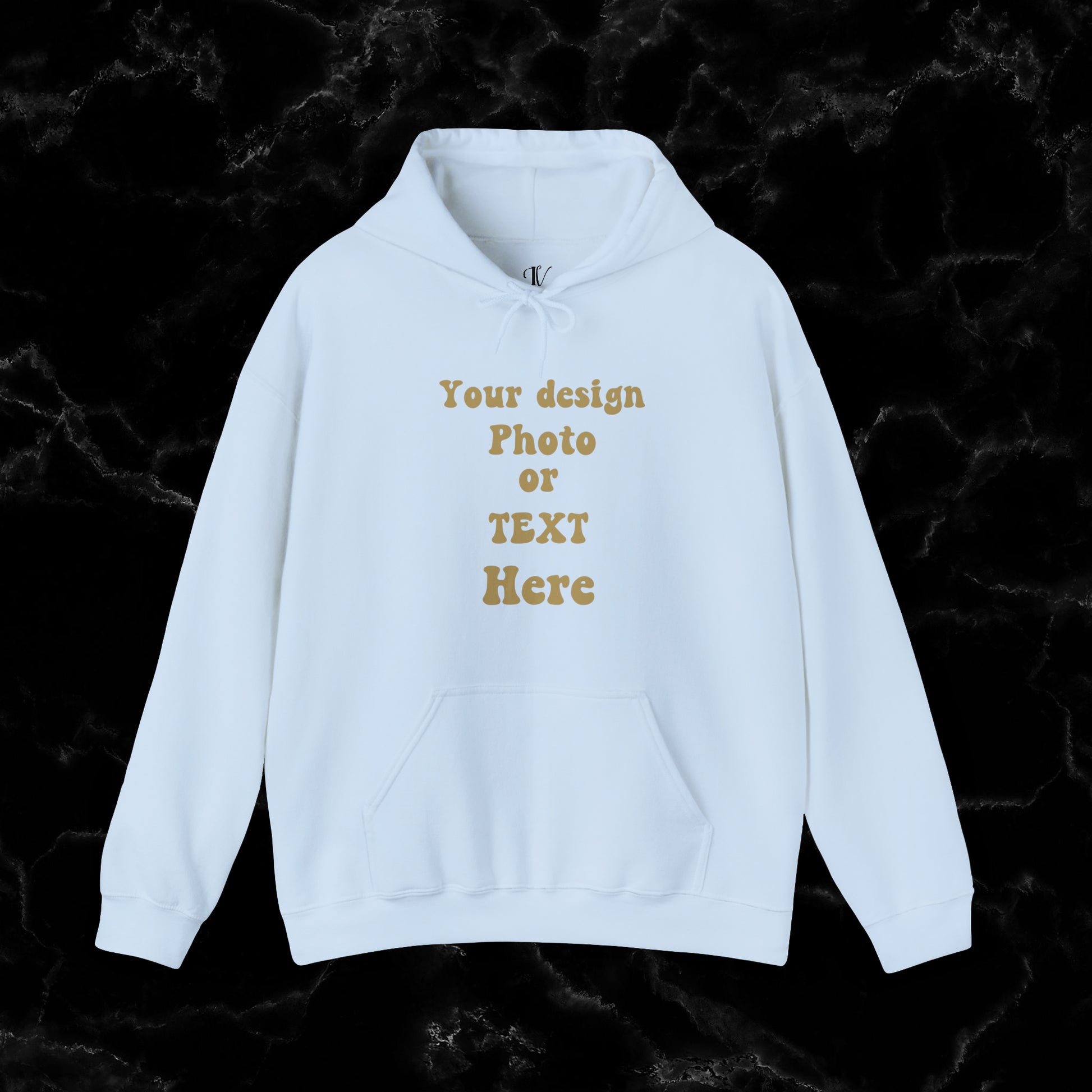 Cozy Personalization: Custom Hoodie - Your Cozy Canvas Personalized for Ultimate Comfort - Wrap Yourself in Unmatched Warmth with a Hoodie Tailored Just for You Hoodie Light Blue S 