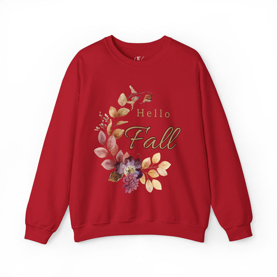 Hello Fall: Watercolor Floral Sweatshirt