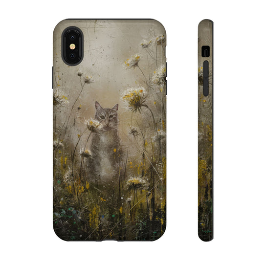 Impressionist Cat Tough Case Phone Case Printify