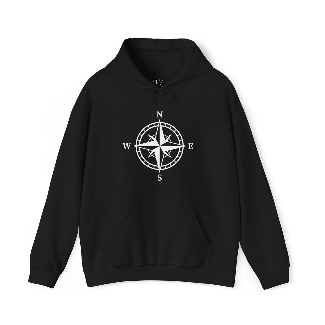 "Explore the World" Adventure Hoodie Hoodie Printify Black M