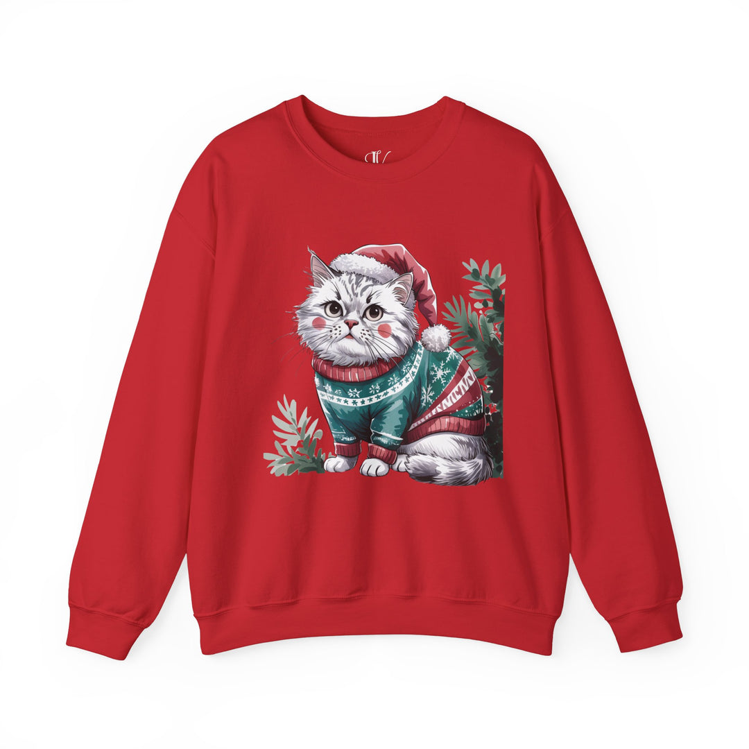 Cat Holiday Sweater Sweatshirt