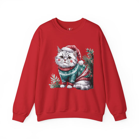 Cat Holiday Sweater Sweatshirt