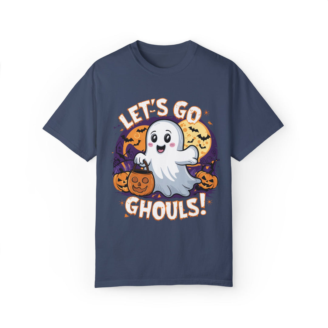 Let's Go Ghouls: Cute Halloween T-Shirt T-Shirt Printify Midnight S