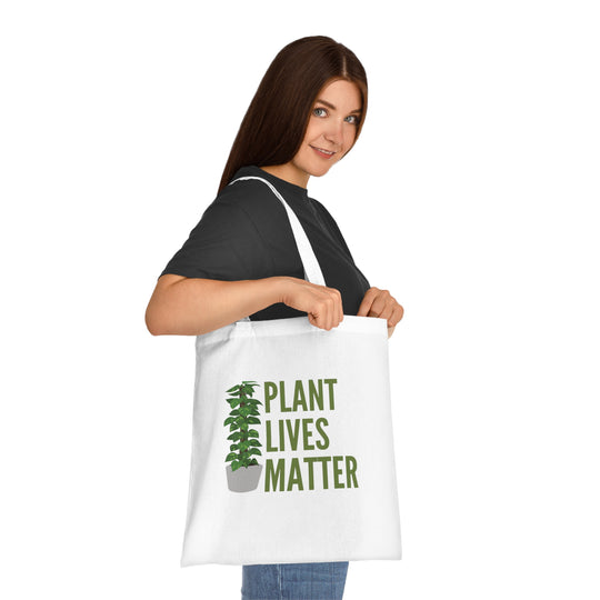 Plant Tote Bag - PLANT LIVES MATTER Graphic Bags Printify