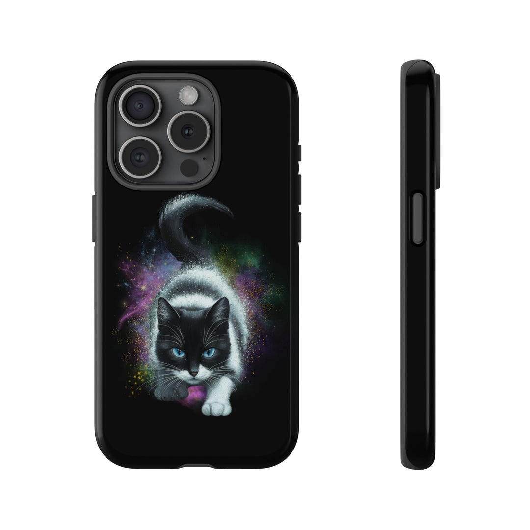 Cosmic Cat Tough Case Phone Case Printify iPhone 15 Pro Glossy