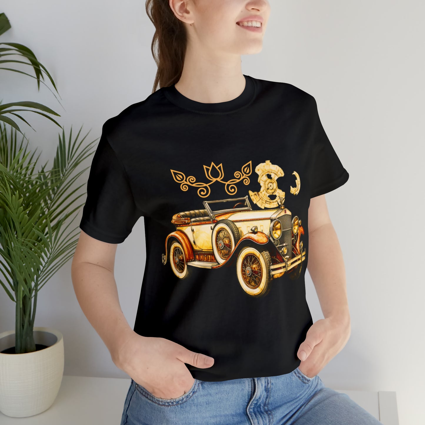 Vintage Car Enthusiast T-Shirt - Classic Wheels and Timeless Appeal for Automotive Enthusiast T-Shirt   