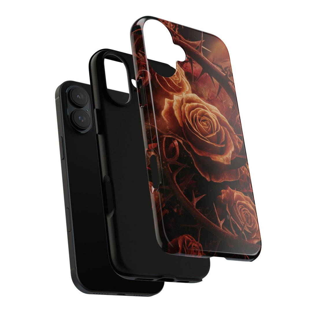 Gothic Roses Phone Case Phone Case Printify