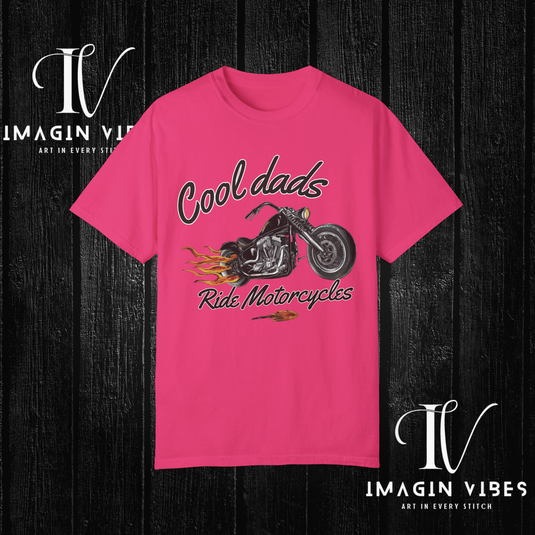 Imagin Vibes: Dad on Two Wheels - Biker Tee T-Shirt   