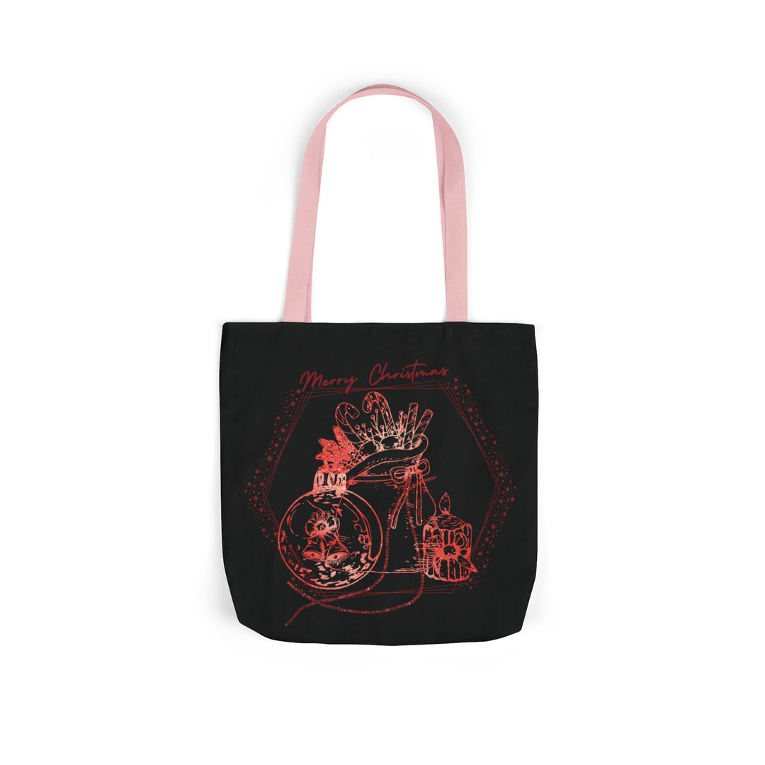 Vintage Sack Christmas Tote Accessories Printify 16" × 16'' Light Pink