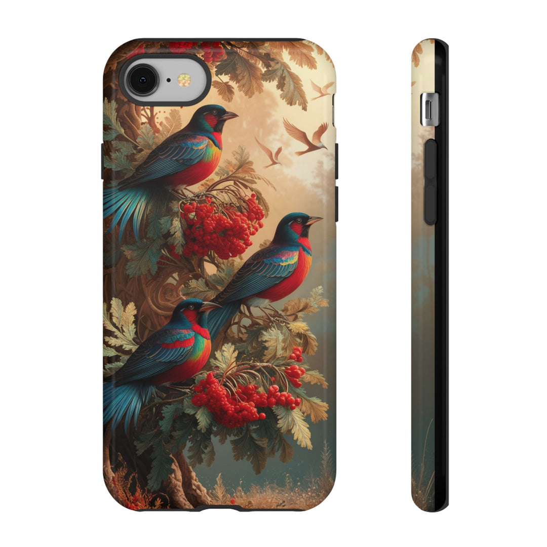 Phone Cases Vintage Nature-Inspired Elegant Birds Phone Case Printify