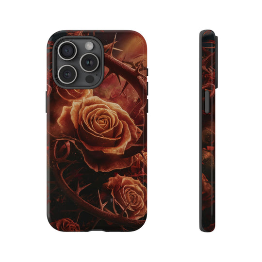 Gothic Roses Phone Case Phone Case Printify iPhone 15 Pro Max Glossy