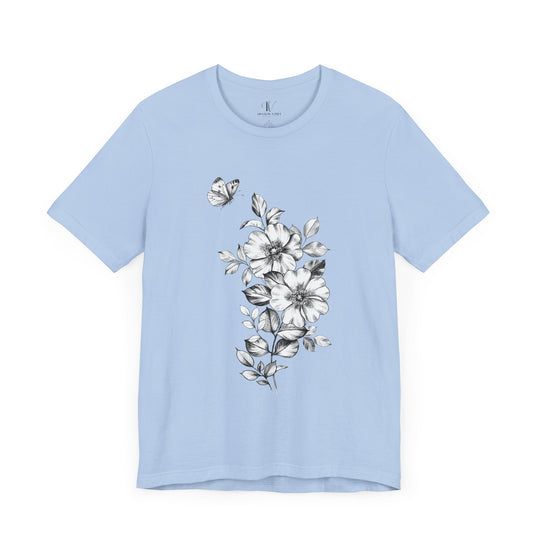 Rose and Butterfly Tee