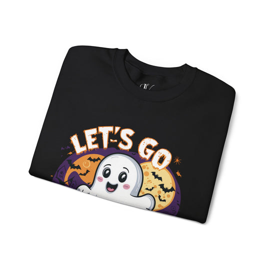 Let's Go Ghouls: Cute Halloween Sweatshirt Sweatshirt Printify