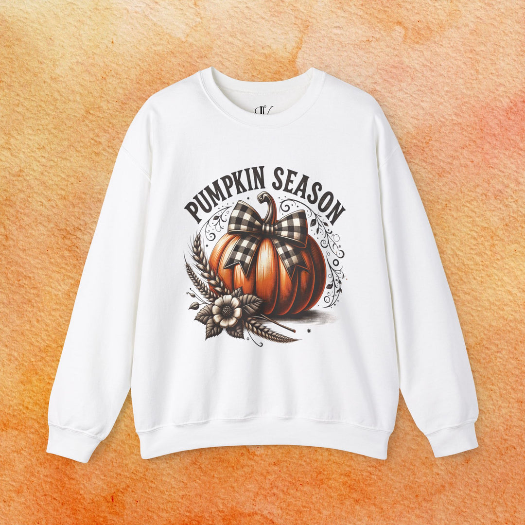 Pumpkin Season: Coquette Fall Sweatshirt