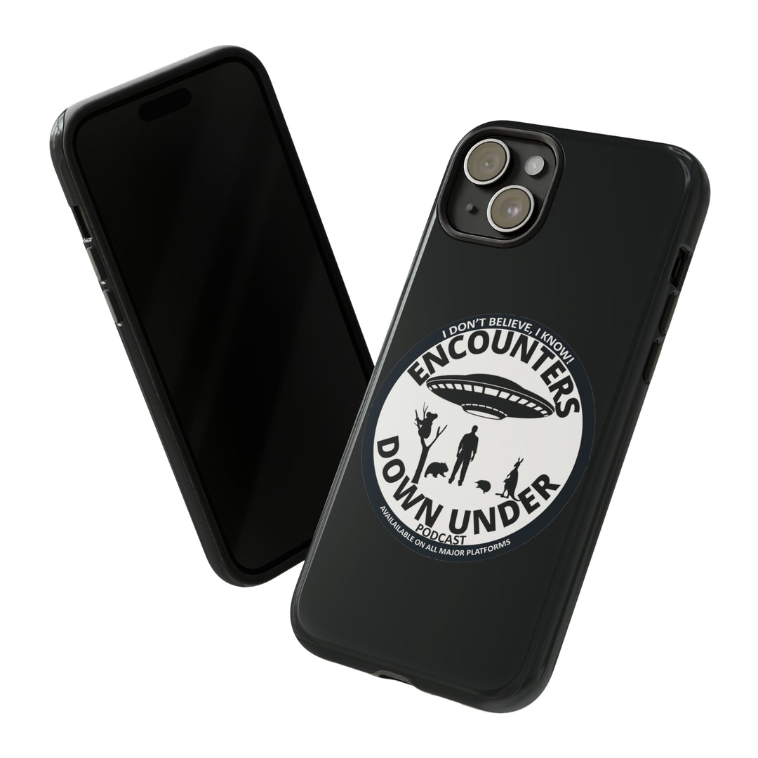 Encounters Down Under Podcast Tough Cases - Protect Your Tech with Podcast Swag Phone Case   