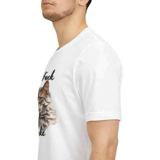 Cat Graphic Tee - Unisex Jersey Short Sleeve Tee with 'For F*ck Sake' Phrase T-Shirt Printify