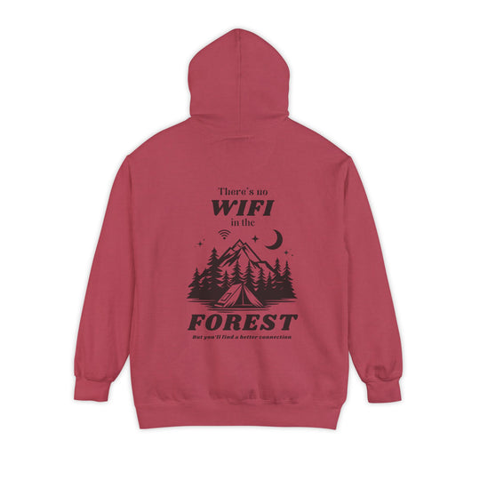 Forest Connection Hoodie Hoodie Printify Crimson S