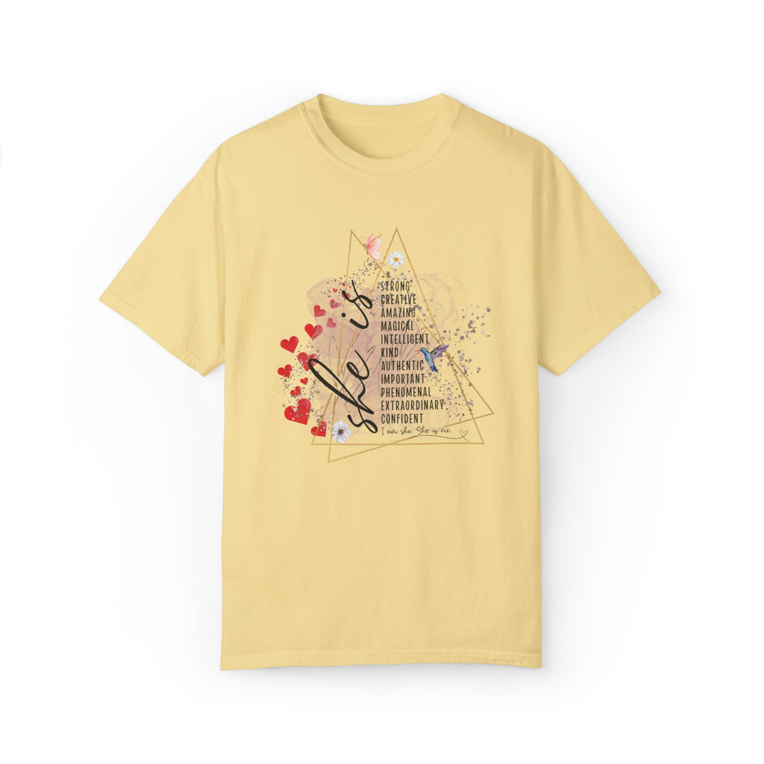 Empowering Affirmations T-shirt T-Shirt Printify Butter S