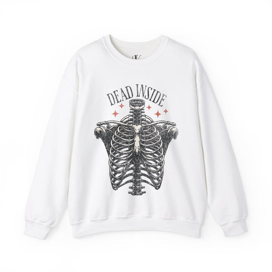 Skeleton Ribcage Crewneck Sweatshirt | Dead Inside Gothic