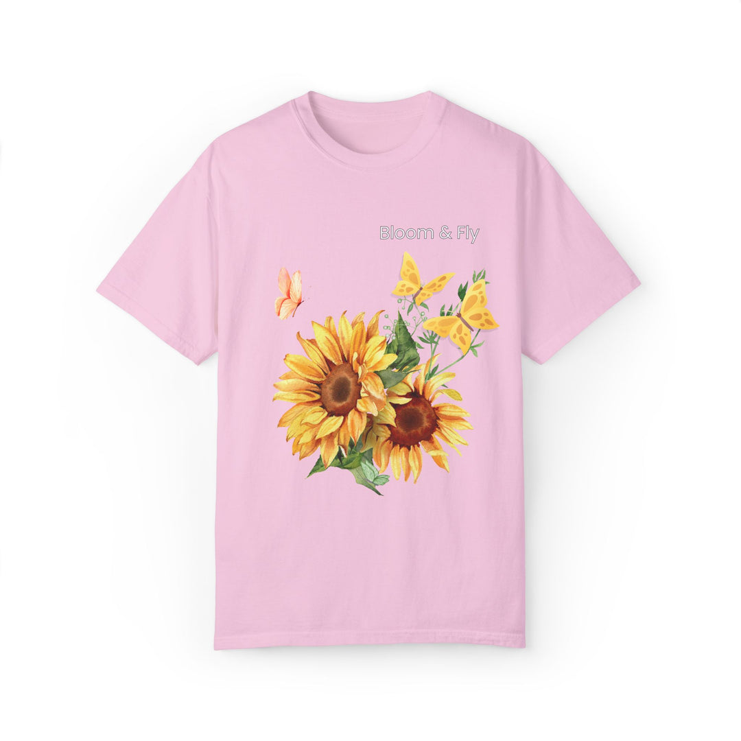 Sunflower T-shirt - Bloom & Fly Nature-Inspired Tee T-Shirt Printify Blossom S