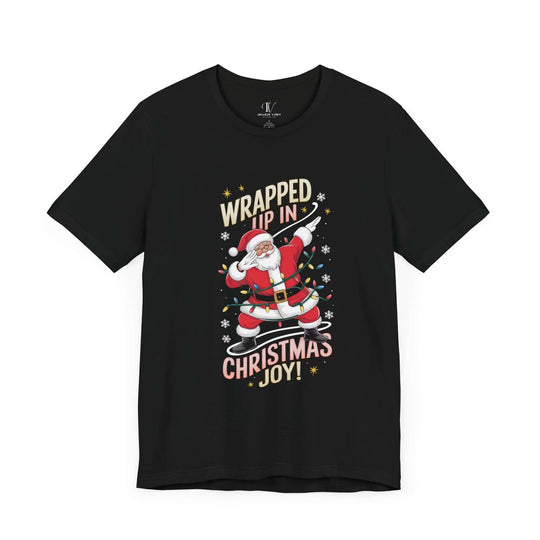 Santa Christmas Tee - Wrapped Up in Christmas Joy