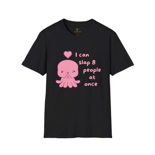 Kawaii Octopus Funny Graphic Tee