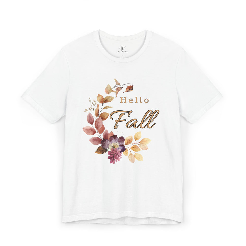 Hello Fall: Watercolor Floral T-Shirt