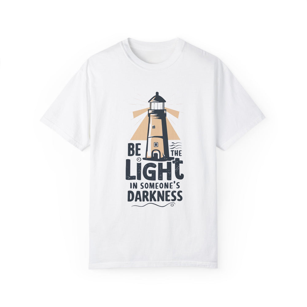 Lighthouse Inspirational Tee T-Shirt Printify White S