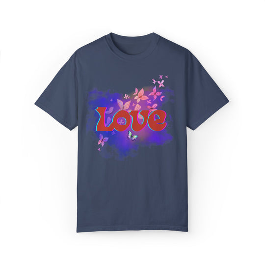 Retro Love T-shirt T-Shirt Printify Midnight S