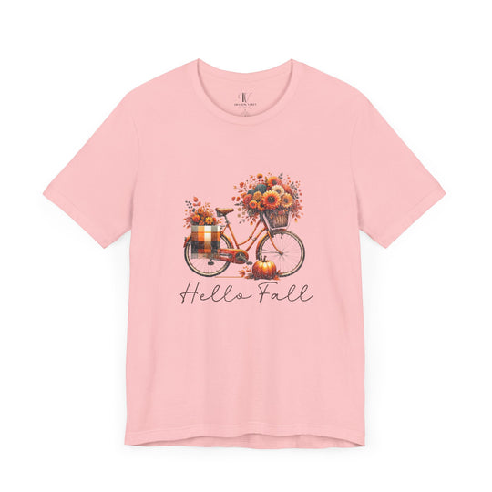 Autumn Bicycle Tee - Hello Fall