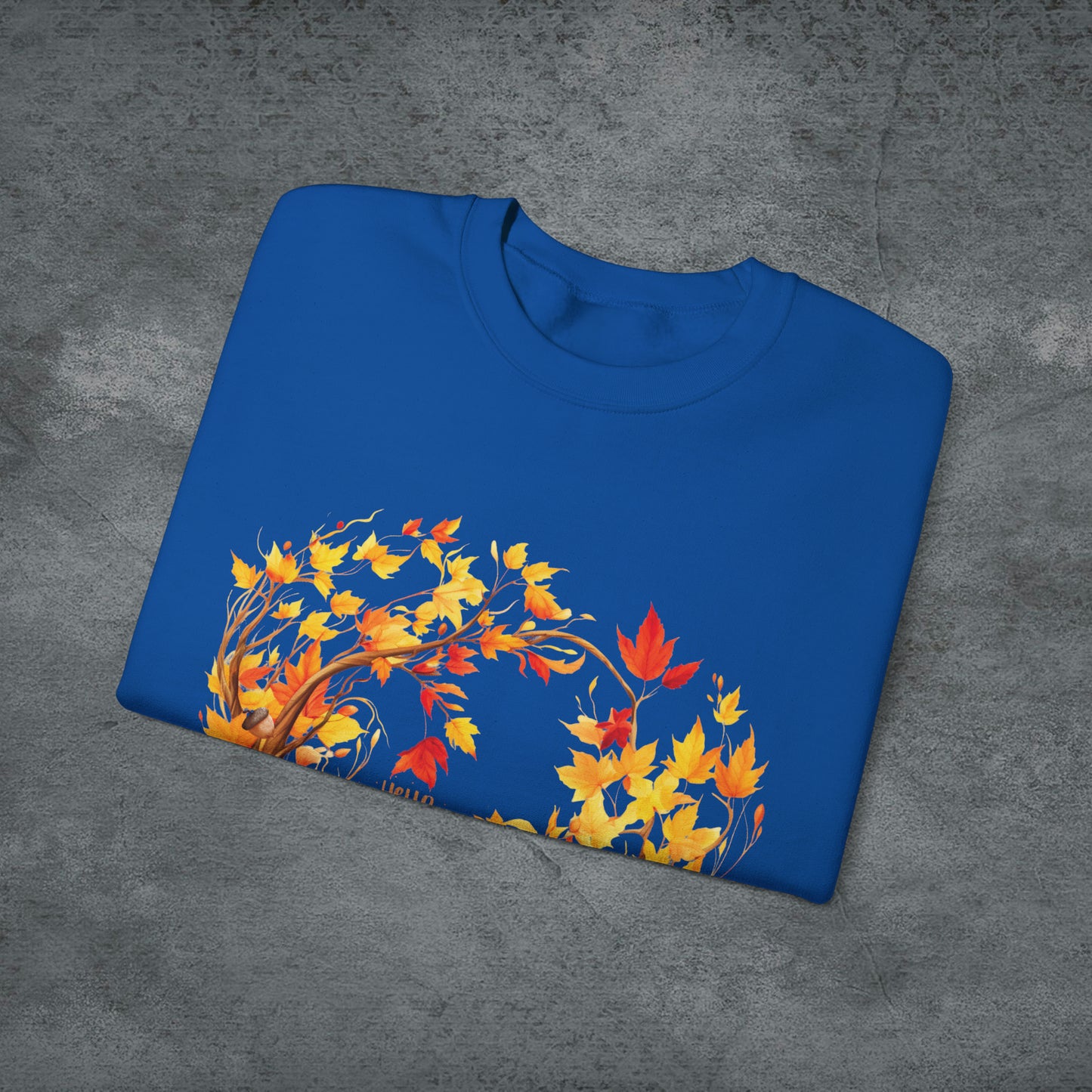 Hello Autumn Sweatshirt | Fall Design - Fall Seasonal Sweatshirt - Beauty Of Autumn Sweatshirt   