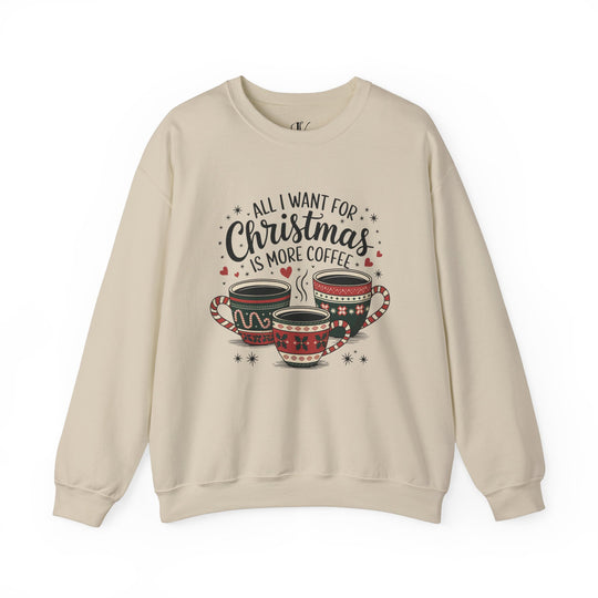 Coffee Lover Christmas Crewneck Sweatshirt