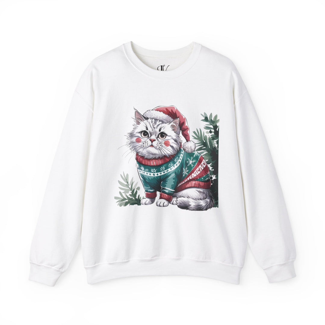 Cat Holiday Sweater Sweatshirt