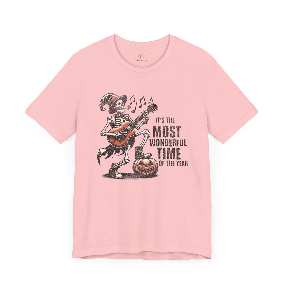 Halloween Skeleton Tee " Most wonderful time"