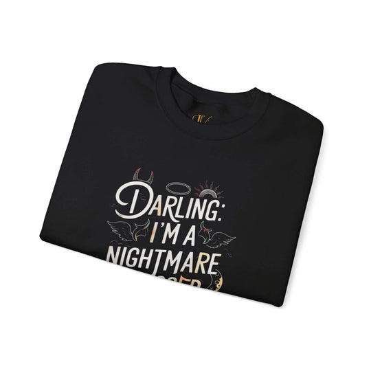 Gothic Nightmare Crewneck Sweatshirt Sweatshirt Printify