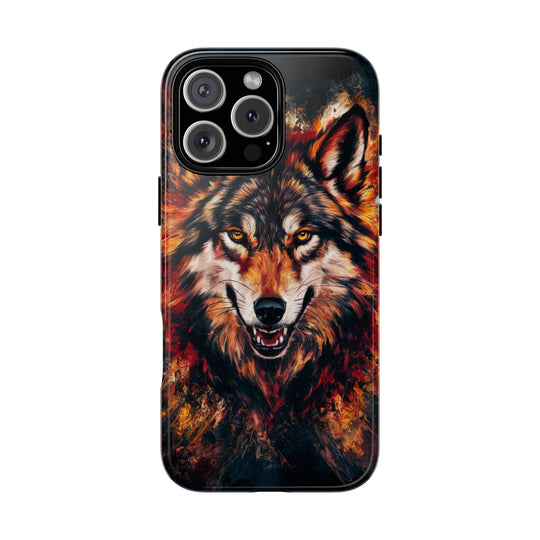 Wolf Tough Cases - Powerful and Vibrant Wolf Phone Case Printify