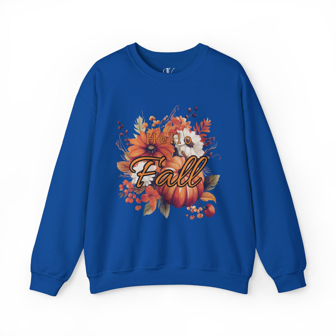 Hello Fall: Watercolor Pumpkin Sweatshirt